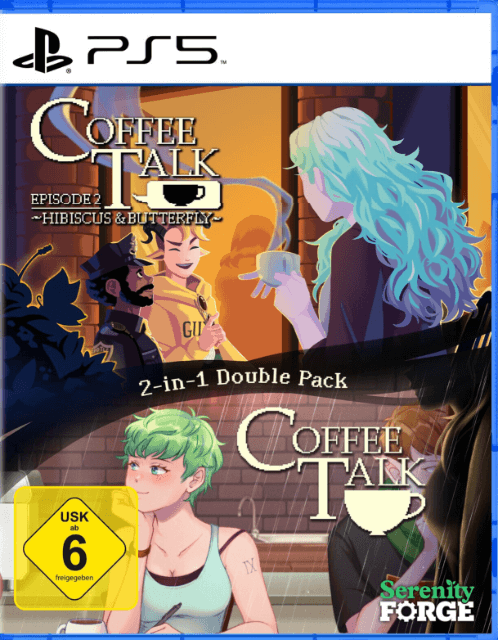 Coffee Talk 2-In-1 Double Pack box art for Playstation 5